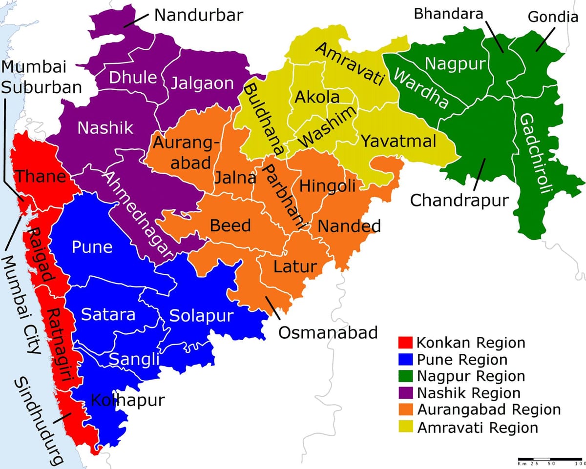 ਨਕਸ਼ਾ ਮਹਾਰਾਸ਼ਟਰ ਦੇ ਮੁੰਬਈ