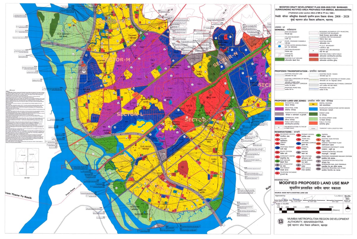 MMRDA ਜ਼ੋਨ ਨਕਸ਼ਾ bhiwandi