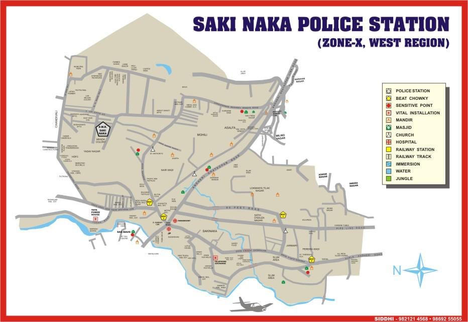 ਮੁੰਬਈ Sakinaka ਨਕਸ਼ਾ